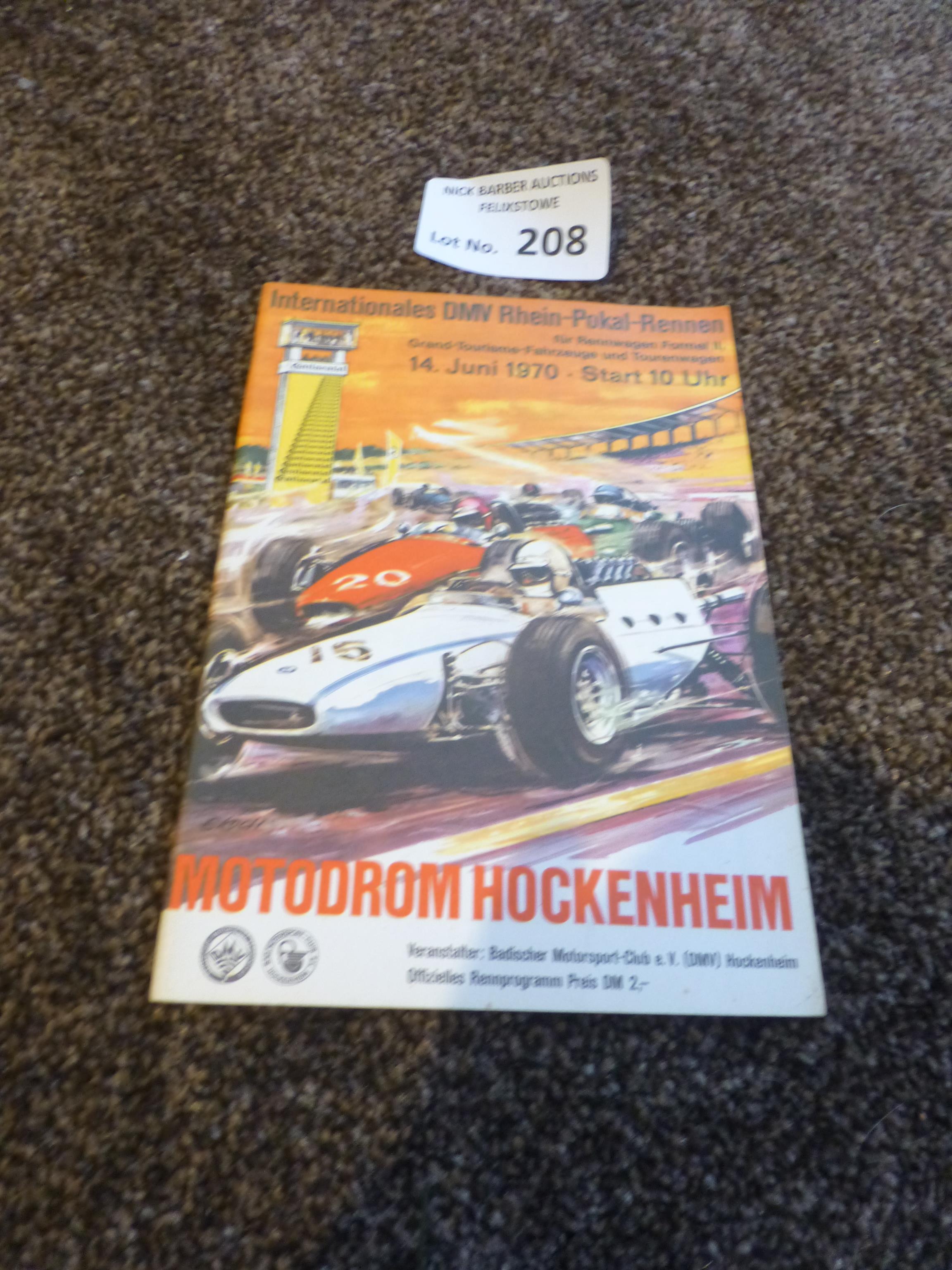 Motor Racing : Grand Prix - Hockenheim Germany pro