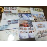 Stamps : Collection of modern GB FDC's incl some s