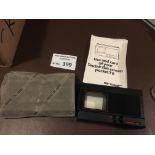 Collectables : Sinclair minature pocket TV with sl