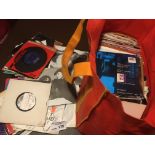 Records : Large bag of unsorted 7" singles 250+ -