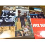 Records : Folk - 10 1960's/70's LP's in superb bar