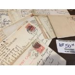 Stamps : Postcard collection with postman interest