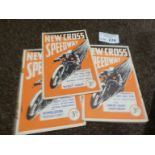 Speedway : New Cross v Wimbledon 21/09/1938, v Wes