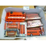 Diecast : Buses - collection of boxed - 1960's pla