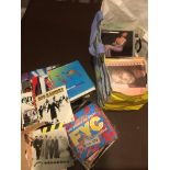 Records : Large bag of unsorted 7" singles 250+ -