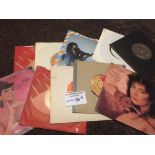 Records : KATE BUSH (10) x 7" singles - a few p/sl