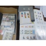 Stamps : Box of GB commemorative mint & used stamp
