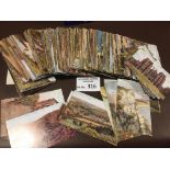 Postcards : 250 A.R. Quinton salmon art cards & a