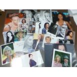 Collectables : Celebrity autographs inc Boycie & M