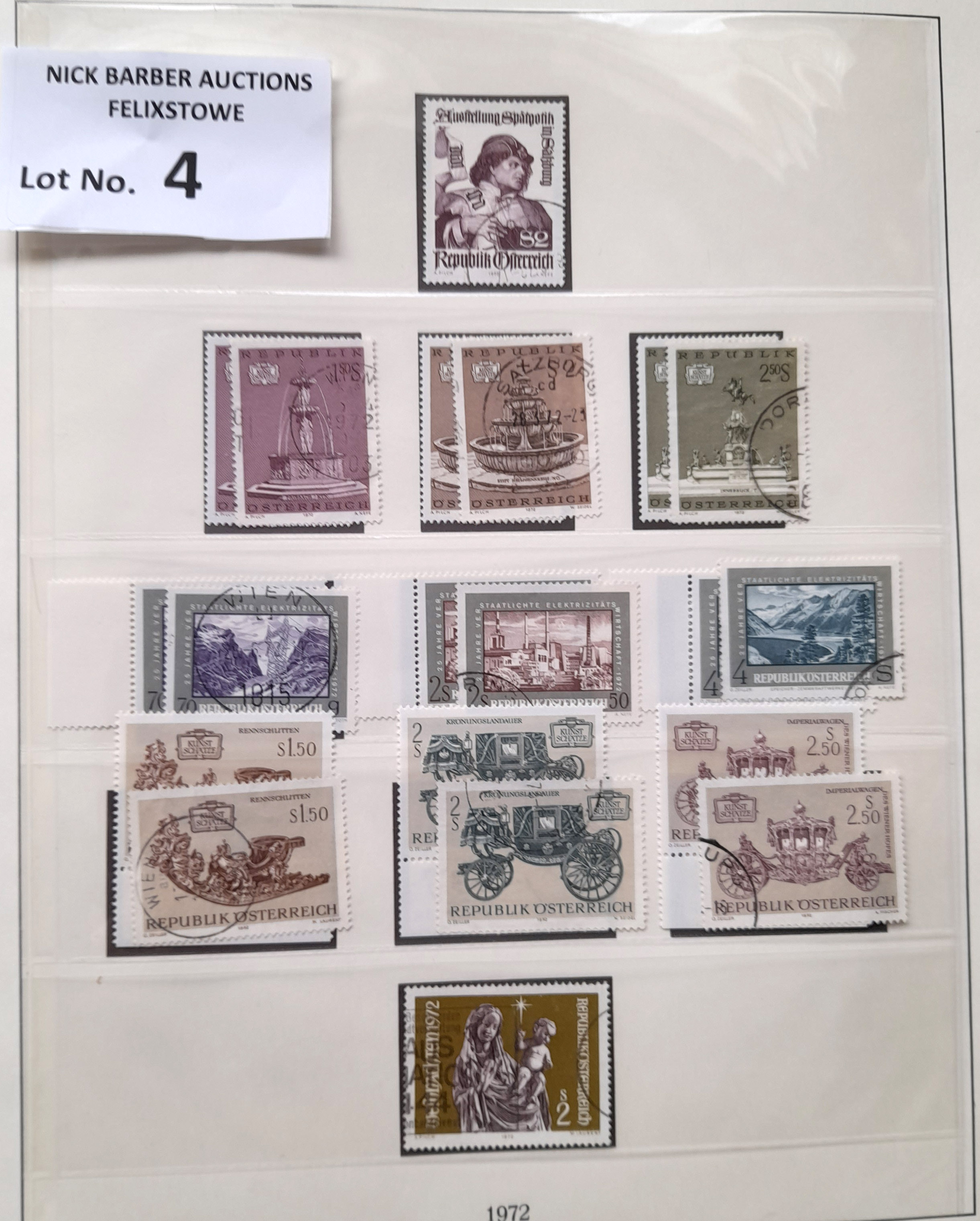 Stamps : Austria - In Lindner Album 1968 to 1981 i