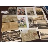 Postcards : Military - collection of 70 cards inc