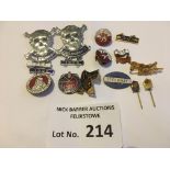 Speedway : Small selection of badges 1940's - 60's