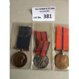 Police & Fire Brigade : Medals - Metropolitan Poli