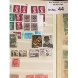 Stamps : GB stockbook of definitives/machins varia