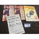 Speedway : West Ham (2) v Wimbledon 17/07/1934 (pi