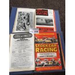 Stock Car : Two nice folders of progs late 1960's