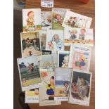 Postcards : Children - Comic/Art cards x30+