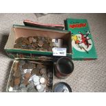 Collectables : Coins - 2 boxes of coins mostly GB
