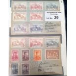 Stamps : SPAIN 1930 Columbus Air Set on 2 covers w
