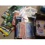 Football : Small box of mostly european UK home ti