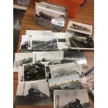 Postcards : Railway photos/postcards - mainly RP's