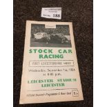 Stock Car : Leicester 1st event - race meeting pro