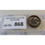 Militaria : German WW2 scarce 1933 Rally badge - V