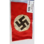 Militaria : German NSDAP National Party armband, probably la