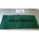 Militaria :German WW2 Police / Hilfsgendarmerie h