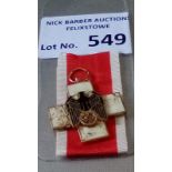 Militaria : German WW2 Red Cross Order - VF