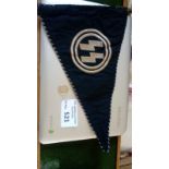 Militaria : German WW2 SS Pennant, see website pic - GVF