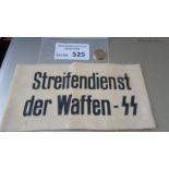 Militaria : German WW2 Waffen SS Helpers armband - GVF