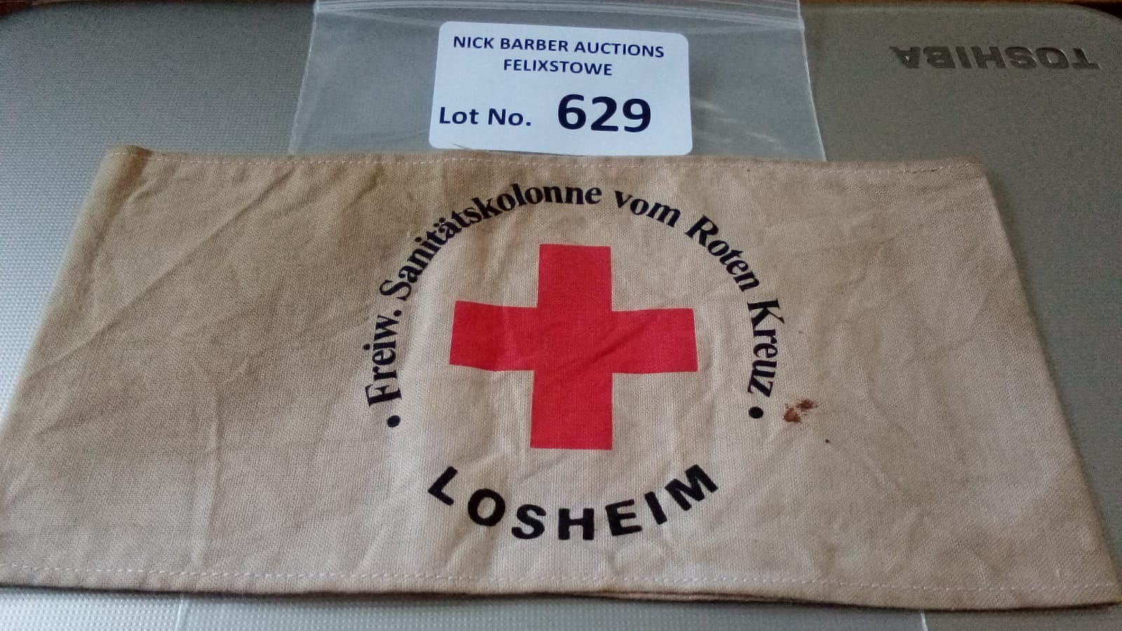 Militaria : German WW2 DRK Red Cross armband - VF