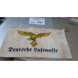 Militaria :German WW2 Luftwaffe armband - VF