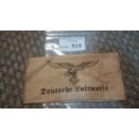 Militaria : German WW2 armband, just service wear,