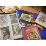 Postcards : A folder of 100 film stars stage/scree