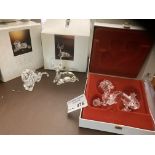 Collectables : Swarovski Crystal inc The Lion, The