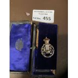 Collectables : Masonic medal with Gold/silver mark