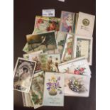 Postcards : 110 greetings cards all in fine condit