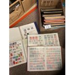 Stamps : 13 albums/stockbooks - world/commonwealth