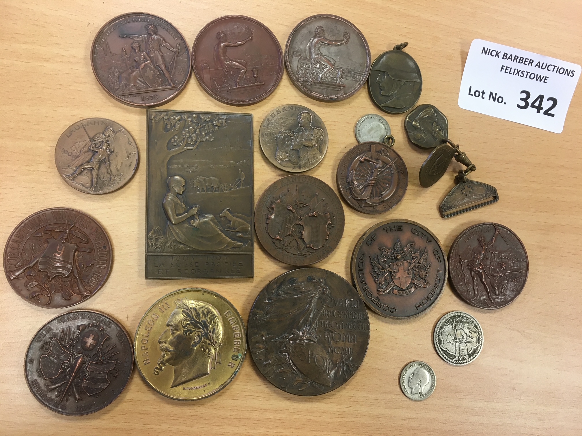 Coins : Very interesting lot of mostly Swiss/Switz