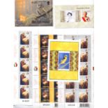Stamps : BOX World in 4 Stock Books,1 Album, 5 Pa