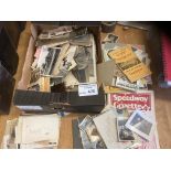 Collectables : Ephemera large box of photos, paper