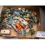 Diecast : Dinky, Corgi, Matchbox - many military p