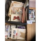 Stamps : Large plastic mostly off paper, packets,