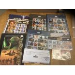 Stamps : GB Star Wars stamp issues - specials inc