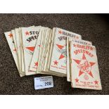 Speedway : Stoke (Hanley) programmes 1950-53 - gen