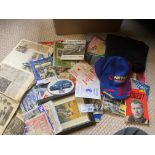 Speedway : Large box of mixed memorabilia inc book