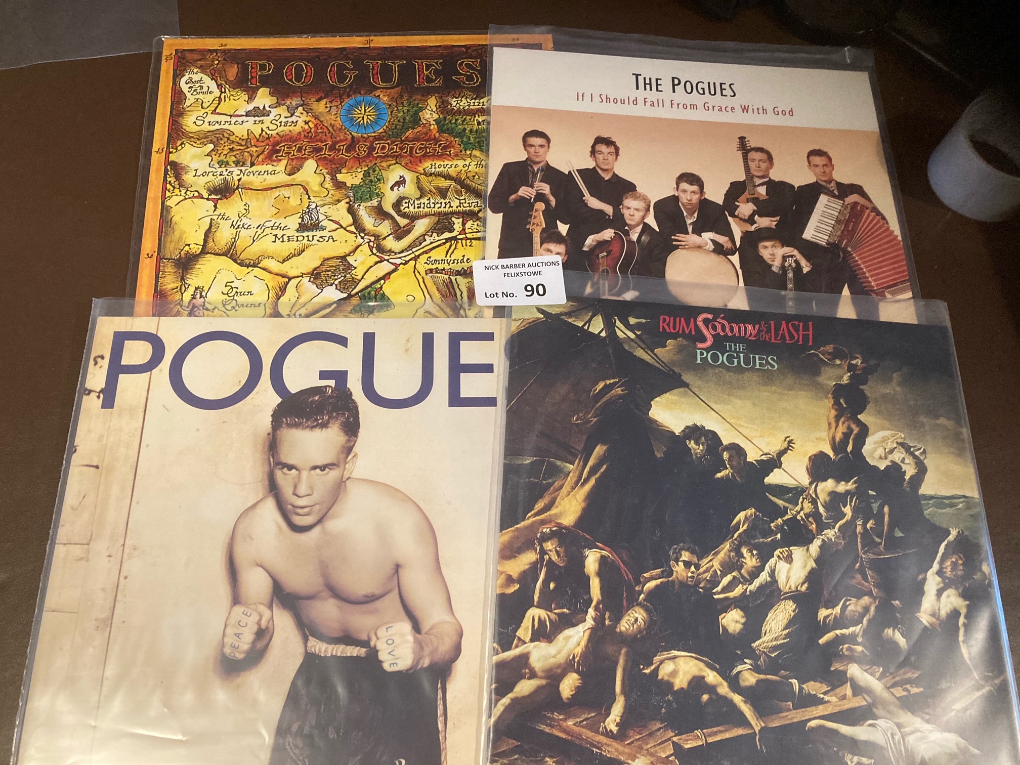 Records : POGUES - 4 superlative UK first pressing