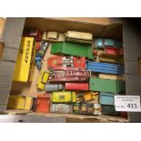 Diecast : Dinky, Corgi, trucks trailers play worn